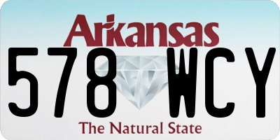 AR license plate 578WCY