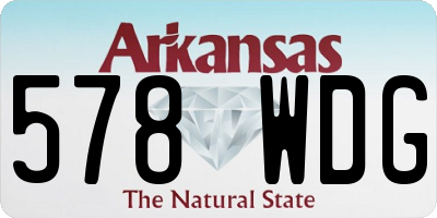 AR license plate 578WDG