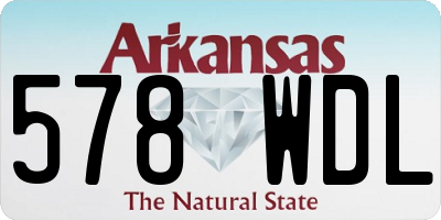 AR license plate 578WDL