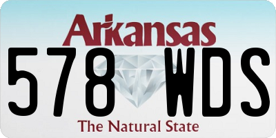 AR license plate 578WDS