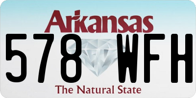 AR license plate 578WFH