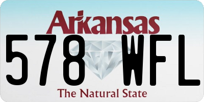 AR license plate 578WFL