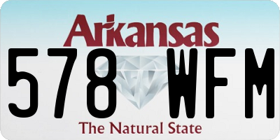 AR license plate 578WFM