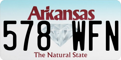 AR license plate 578WFN