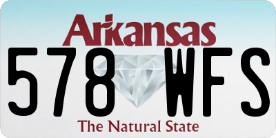 AR license plate 578WFS