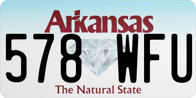 AR license plate 578WFU