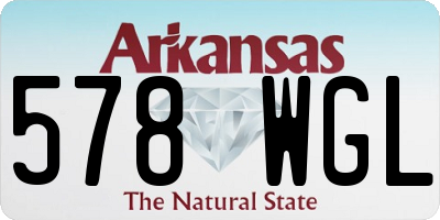 AR license plate 578WGL