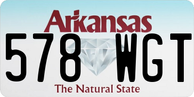 AR license plate 578WGT