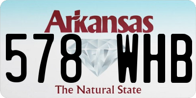 AR license plate 578WHB