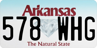 AR license plate 578WHG