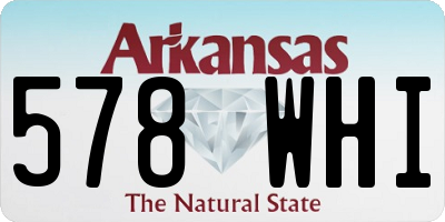 AR license plate 578WHI