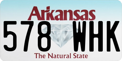 AR license plate 578WHK