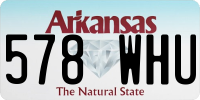 AR license plate 578WHU