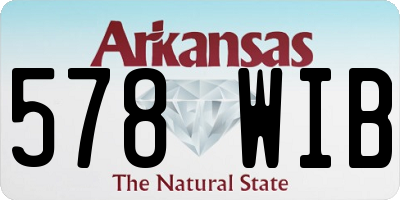 AR license plate 578WIB