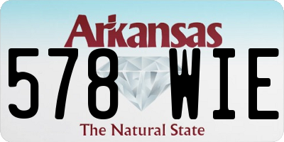 AR license plate 578WIE