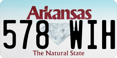 AR license plate 578WIH