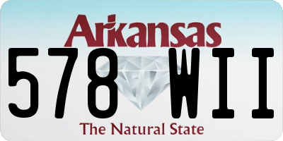 AR license plate 578WII