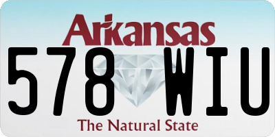 AR license plate 578WIU