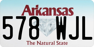 AR license plate 578WJL