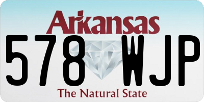 AR license plate 578WJP