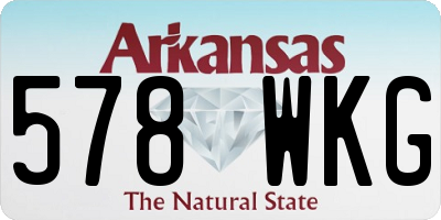 AR license plate 578WKG