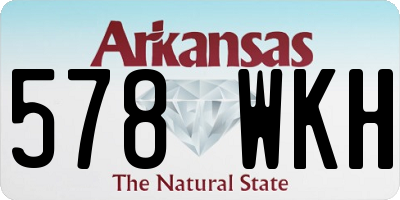 AR license plate 578WKH