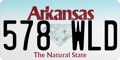 AR license plate 578WLD