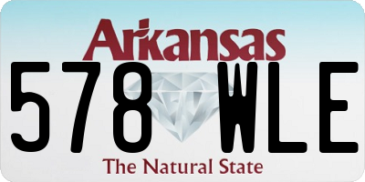 AR license plate 578WLE