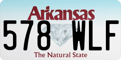 AR license plate 578WLF