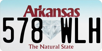 AR license plate 578WLH