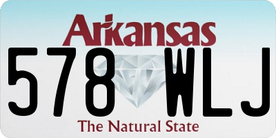 AR license plate 578WLJ