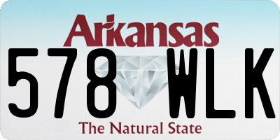 AR license plate 578WLK