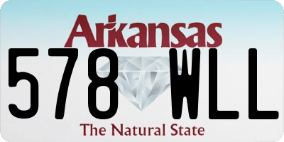 AR license plate 578WLL