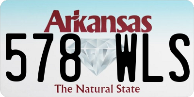 AR license plate 578WLS