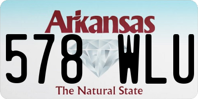 AR license plate 578WLU
