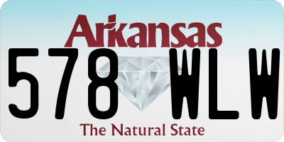 AR license plate 578WLW
