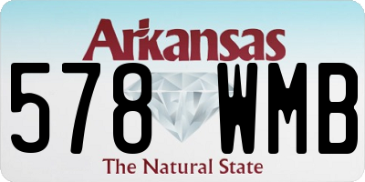AR license plate 578WMB