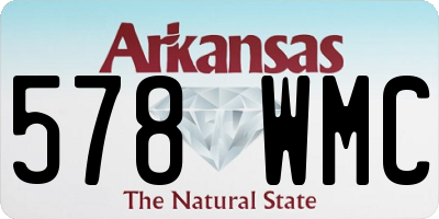 AR license plate 578WMC