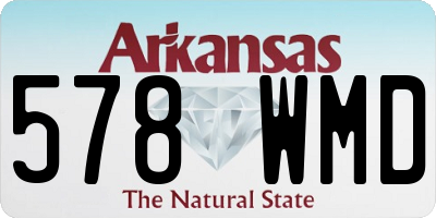 AR license plate 578WMD