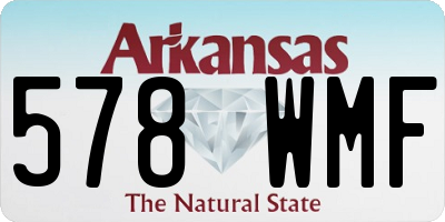 AR license plate 578WMF