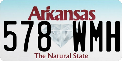 AR license plate 578WMH