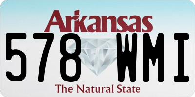 AR license plate 578WMI