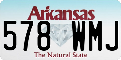 AR license plate 578WMJ