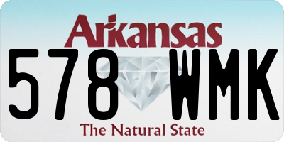 AR license plate 578WMK