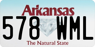 AR license plate 578WML