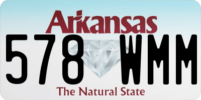 AR license plate 578WMM