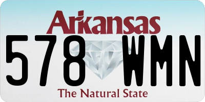 AR license plate 578WMN
