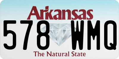 AR license plate 578WMQ