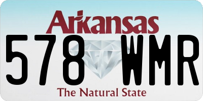 AR license plate 578WMR