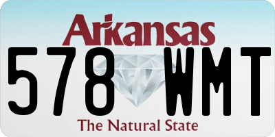 AR license plate 578WMT